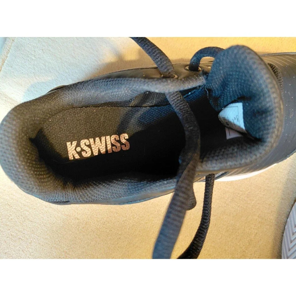 K-Swiss Court Express Womens 10 Tennis Pickleball Shoes Black Rose Gold 95443